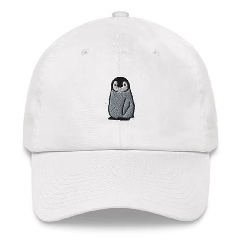 Casquette de Baseball avec Broderie de Dessins Animés, Chapeau à Visière, Hip Hop, Unisexe, Réglable