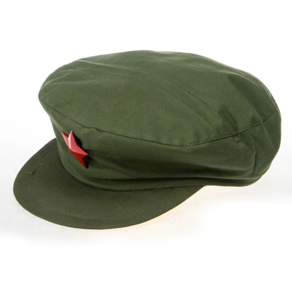Casquette militaire de l'armée de libération rouge, COLLECTION de la seconde guerre mondiale, chine 