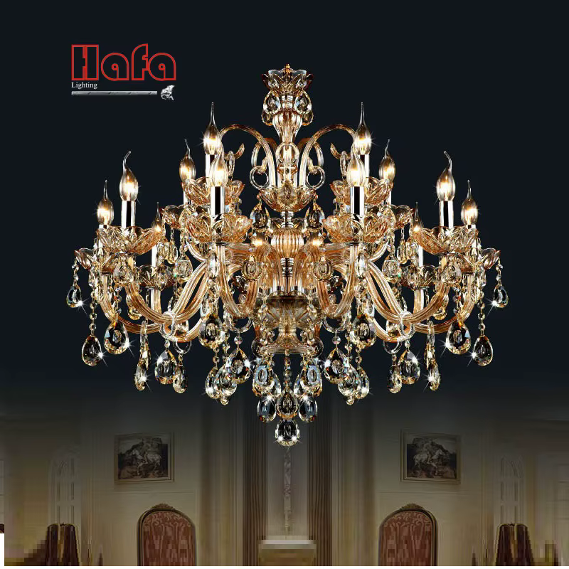 Plafonnier LED suspendu en cristal transparent, design moderne, éclairage d'intérieur, luminaire déc