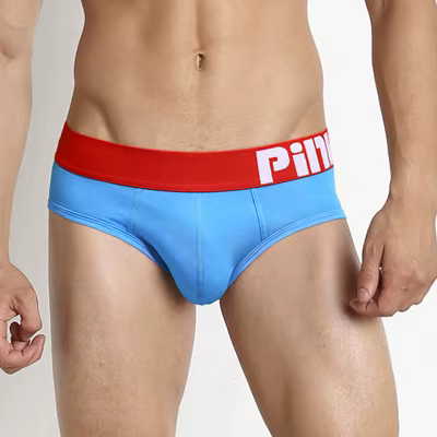 Nouveaux héros roses de haute qualité sous-vêtements en coton hommes slips couleur unie hommes sous-