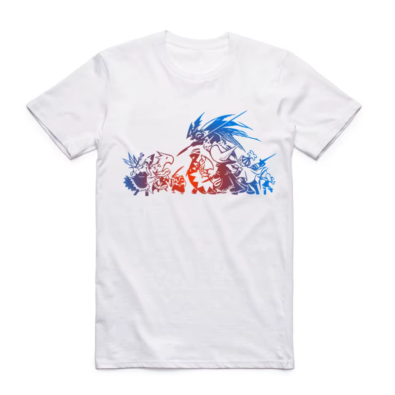 2019 mode hommes FF Final Fantasy T-shirt col rond à manches courtes été Geek jeu japonais Cloud Str