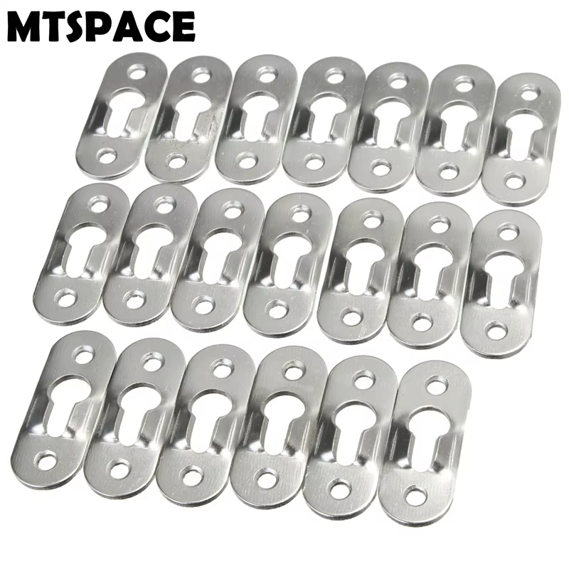 MTSPACE 20 pièces/ensemble cintres pour photos 44mm x 16mm attaches de cintre en trou de serrure en 