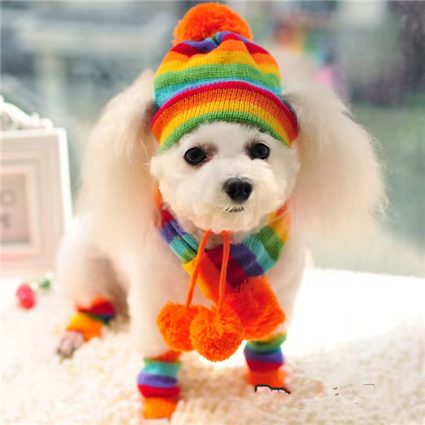 Accessoires d'hiver pour animaux de compagnie, petits et grands animaux, Yorkshire, Chihuahua, Chiot