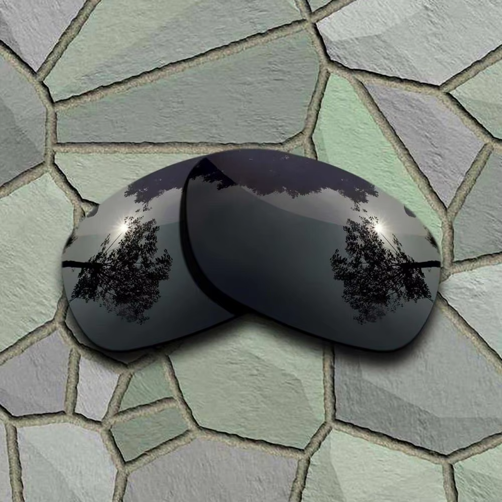 Lentilles de remplacement polarisées anti-rayures gris noir pour Oakley Ten x