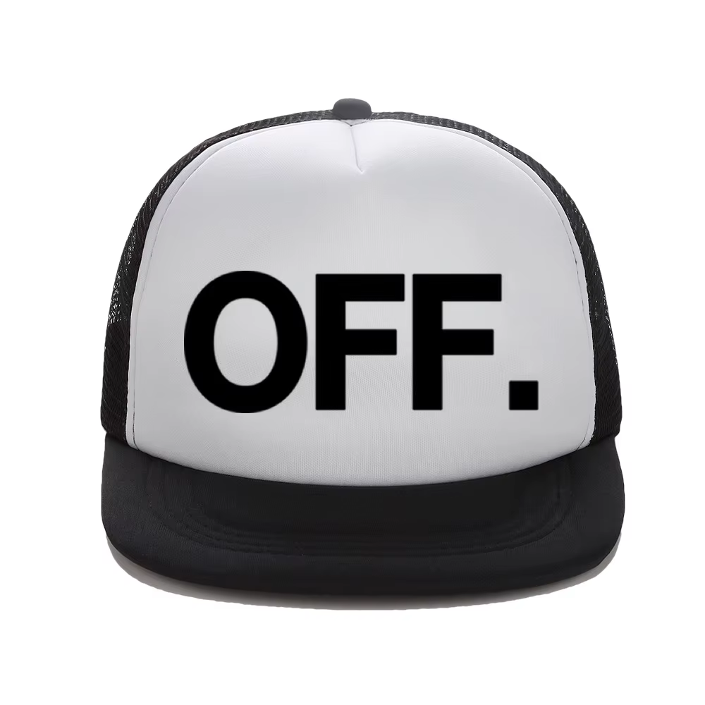 DongKing-Casquette de camionneur avec lettre imprimée, chapeau de baseball cool, casquette en maille