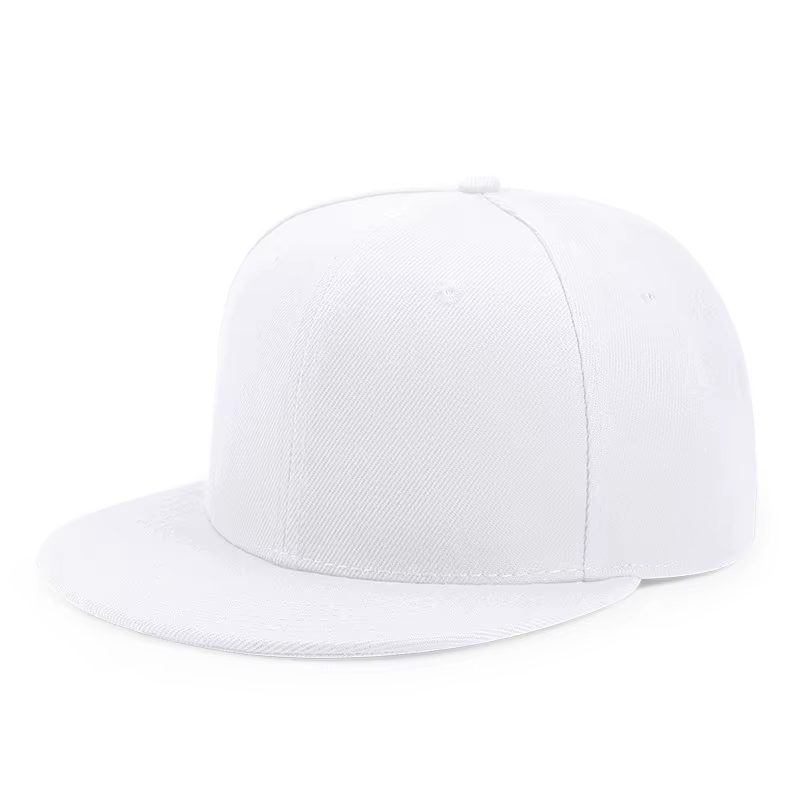 Casquette de Baseball à dos fermé pour adulte, pour petite tête, dame, homme, blanc, hip hop, chapea