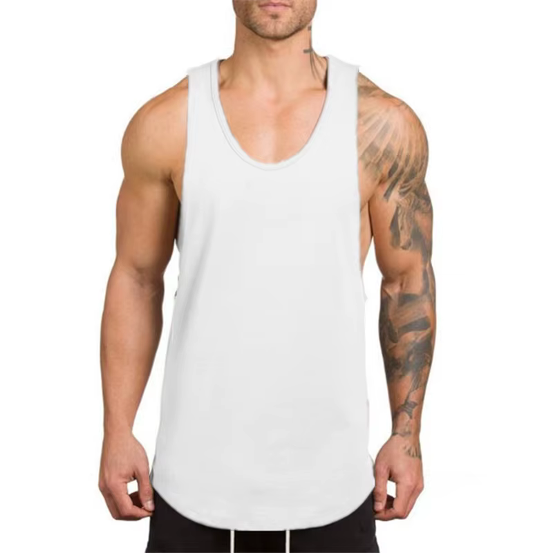 Débardeur de Fitness sans manches pour homme, vêtement de marque, maillot de corps de gymnastique