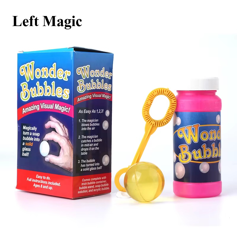 Wonder Bubbles-tours de magie, Gimmick de scène, accessoires de gros plan, comédie drôle