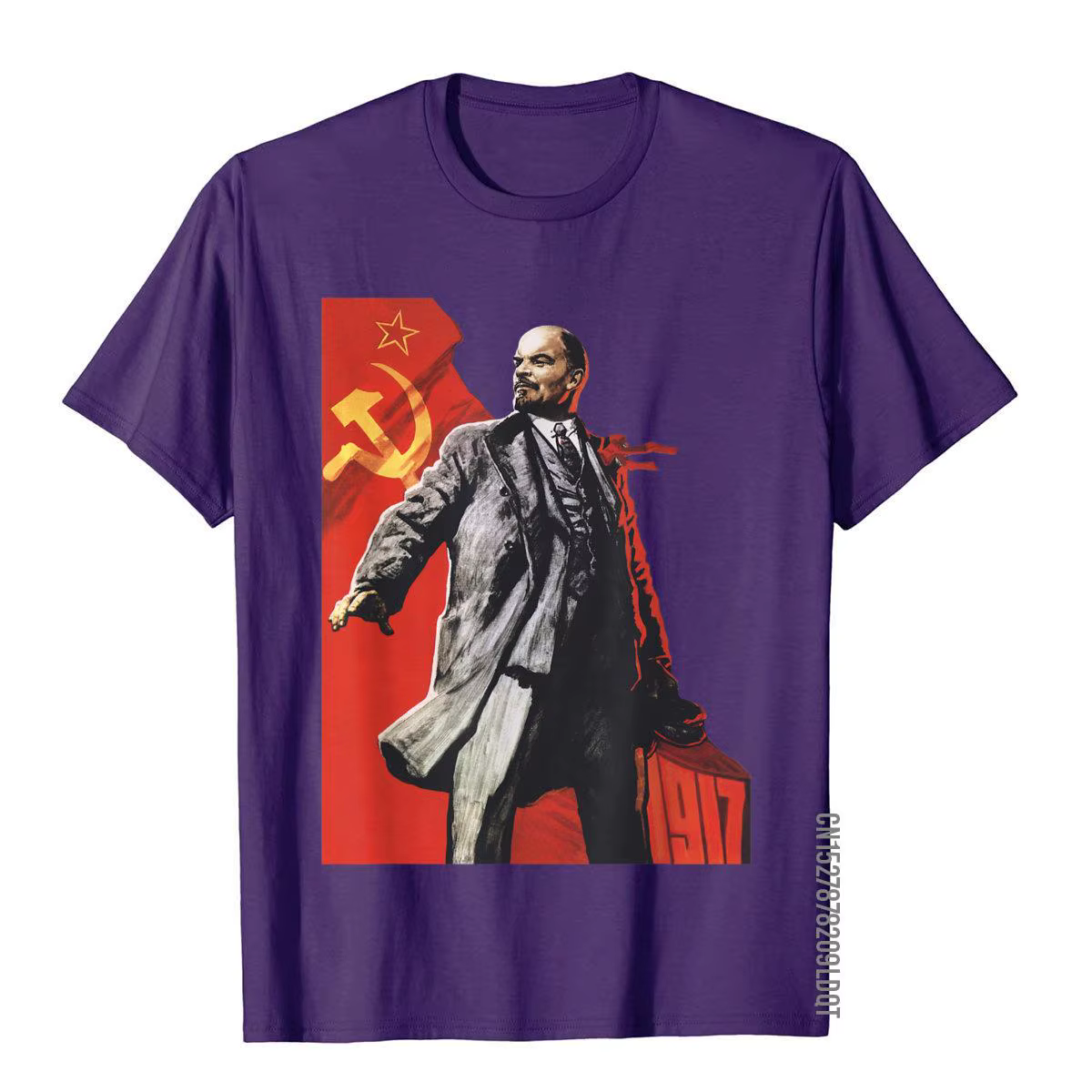 T-shirt homme en coton, humoristique, Vintage, avec lénin Forever, Union soviétique, urss, russie, r
