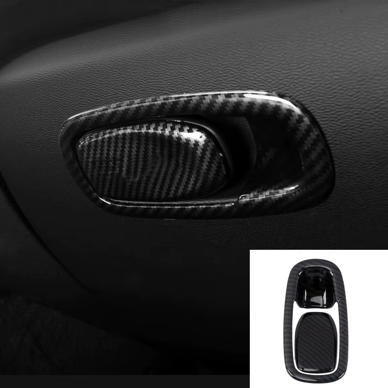 Couverture de décoration en Fiber de carbone pour Volvo, Accessoires d'intérieur en ABS, pour modèle