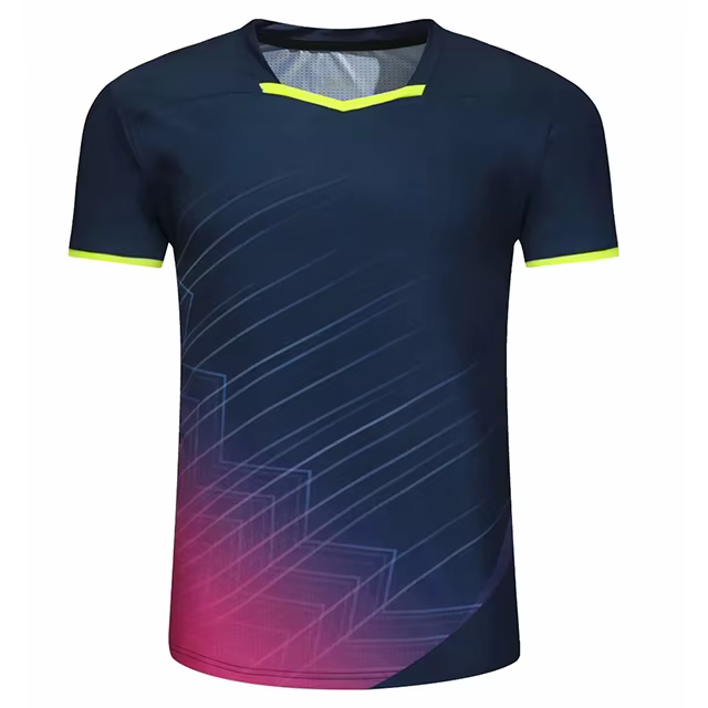 Chemises de tennis pour femmes et hommes, vêtements de sport, vêtements de badminton, chemises de je