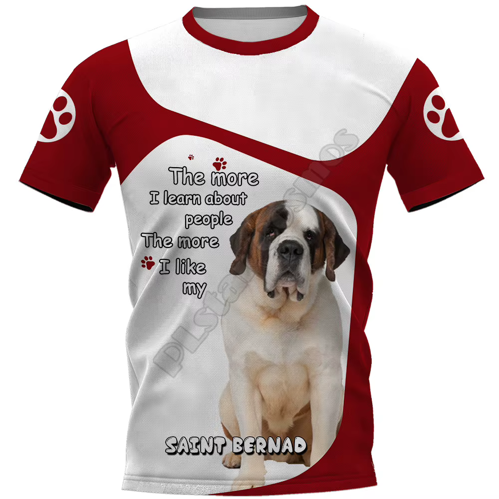 Scottish Terrier 3D imprimé T-shirts femmes pour hommes été T-shirts occasionnels à manches courtes 
