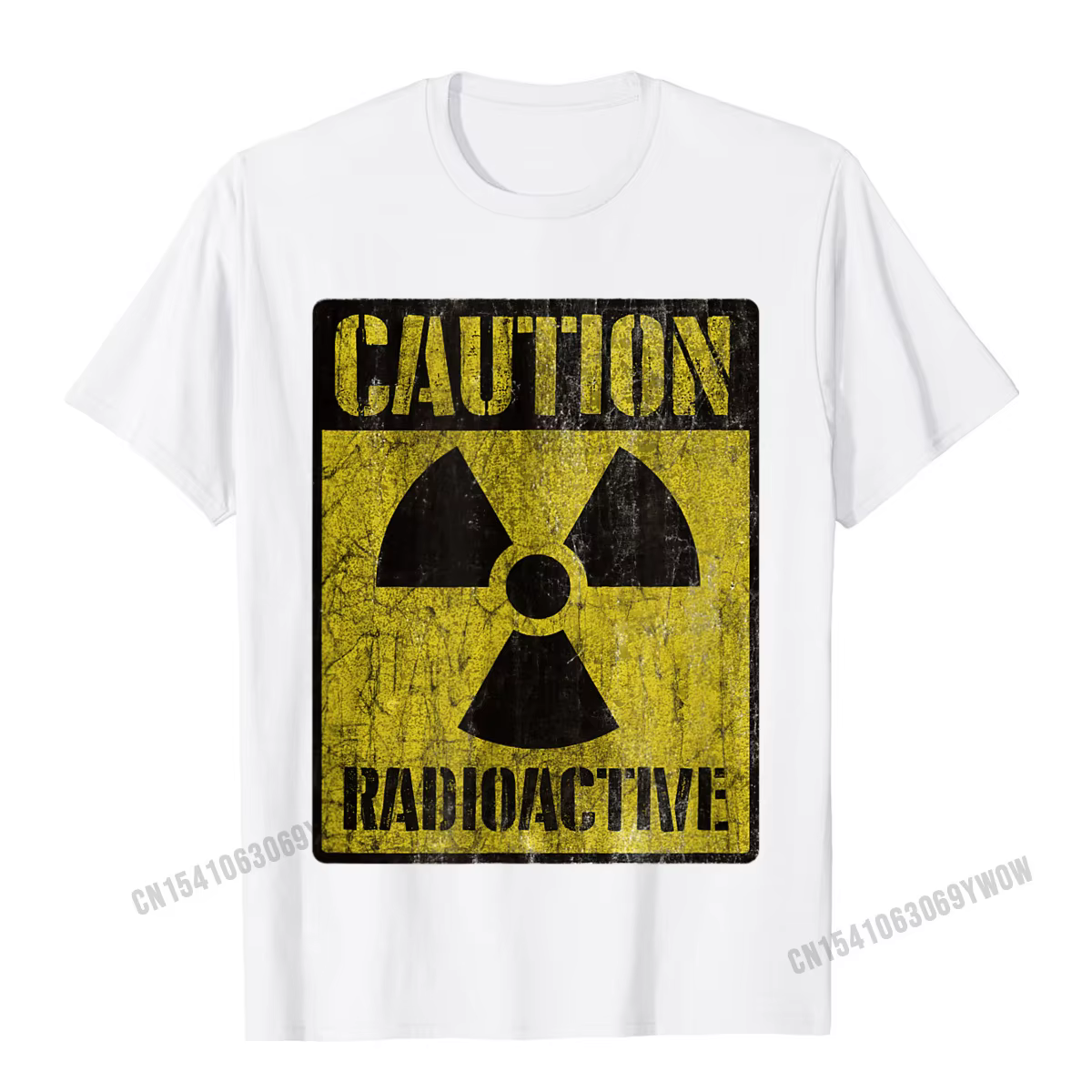 T-Shirt Imprimé en Coton pour Homme et Garçon, Vêtement Radioactif, Nouveau Design, Grunge