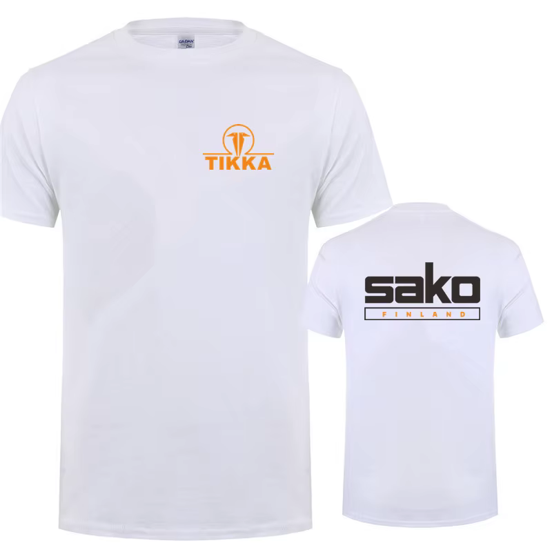 Tikka par Sako Finlande armes à feu t-shirts t-shirts décontracté à manches courtes en coton homme T
