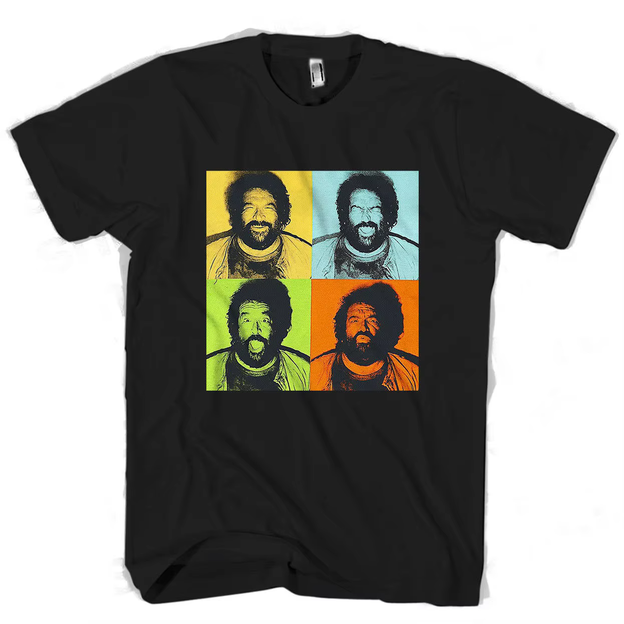 Bud Spencer Camiseta Pop Art hommes/femmes t-shirt hommes t-shirt à manches courtes imprimé décontra