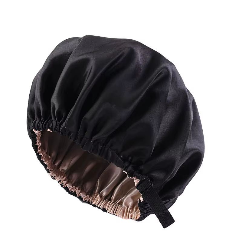 Bonnet de douche double face pour femme, bonnet de nuit doublé en satin, doux, offre spéciale, 2021