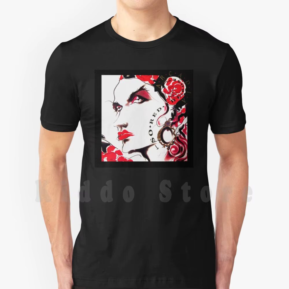 Arcadia So Red The Rose t-shirt imprimé pour hommes en coton, nouveau t-shirt cool Arcadia So Red Th