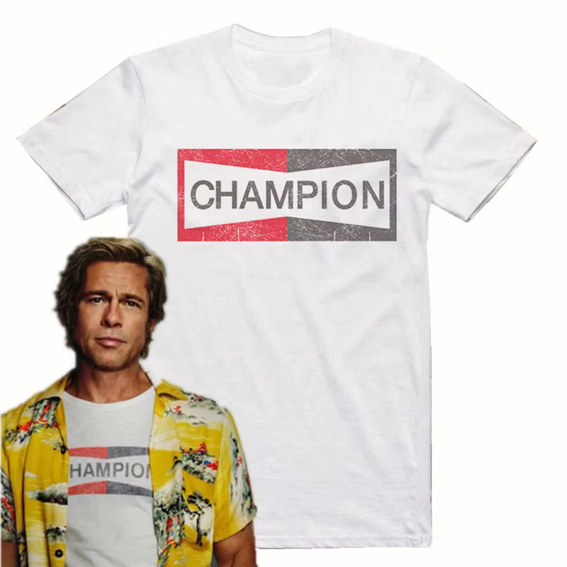 Once Upon Brad T Shirt pour Homme, Décontracté, Scopique, Taille USA