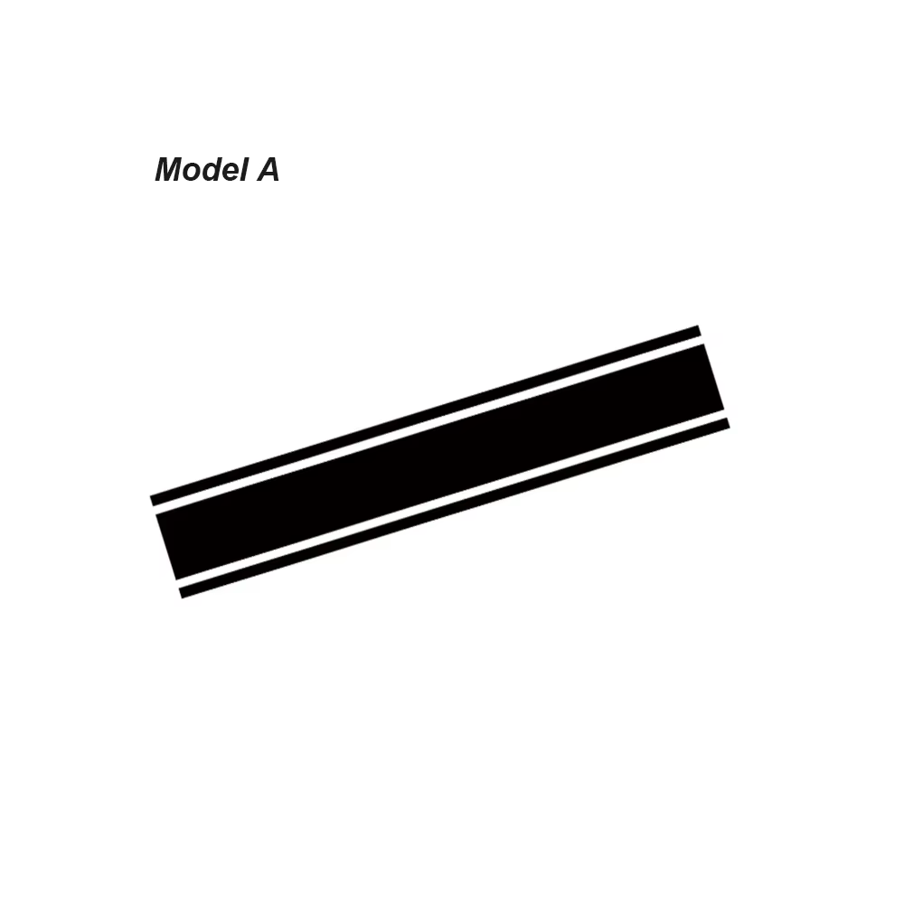 Autocollant de couverture de moteur de capot de voiture, autocollant en vinyle, accessoires de régla