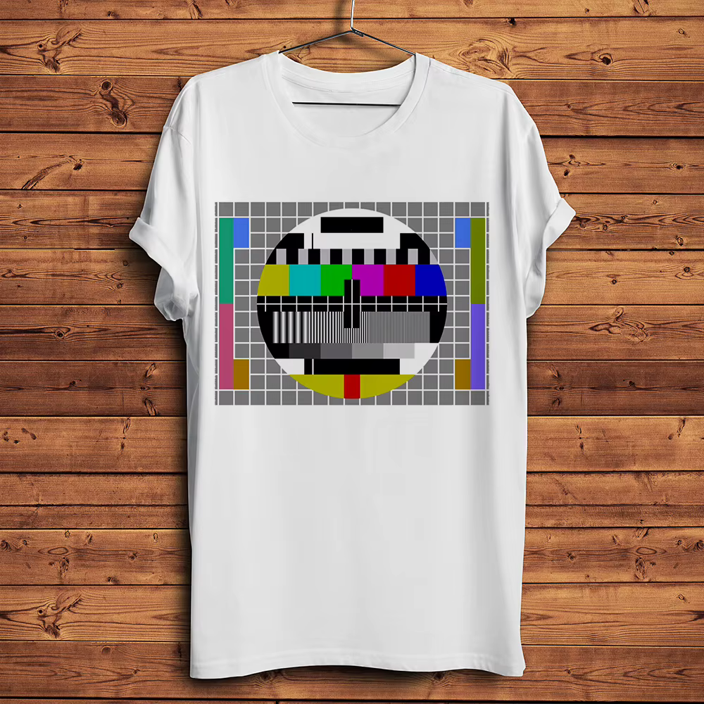 TBBT Sheldon même paragraphe TV test écran drôle GEtransmith t shirt hommes blanc à manches courtes 