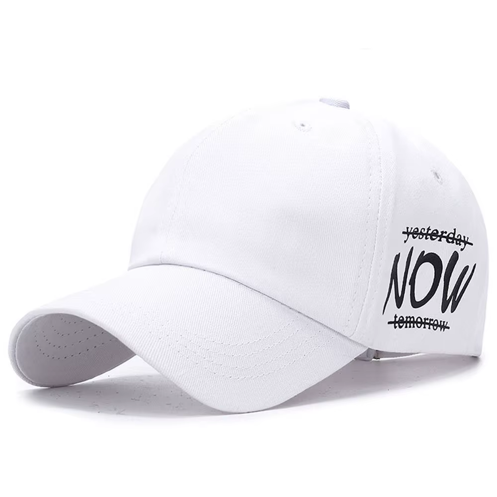Casquette de baseball FS noire et blanche à imprimé lettres pour hommes, chapeaux d'été en coton pou