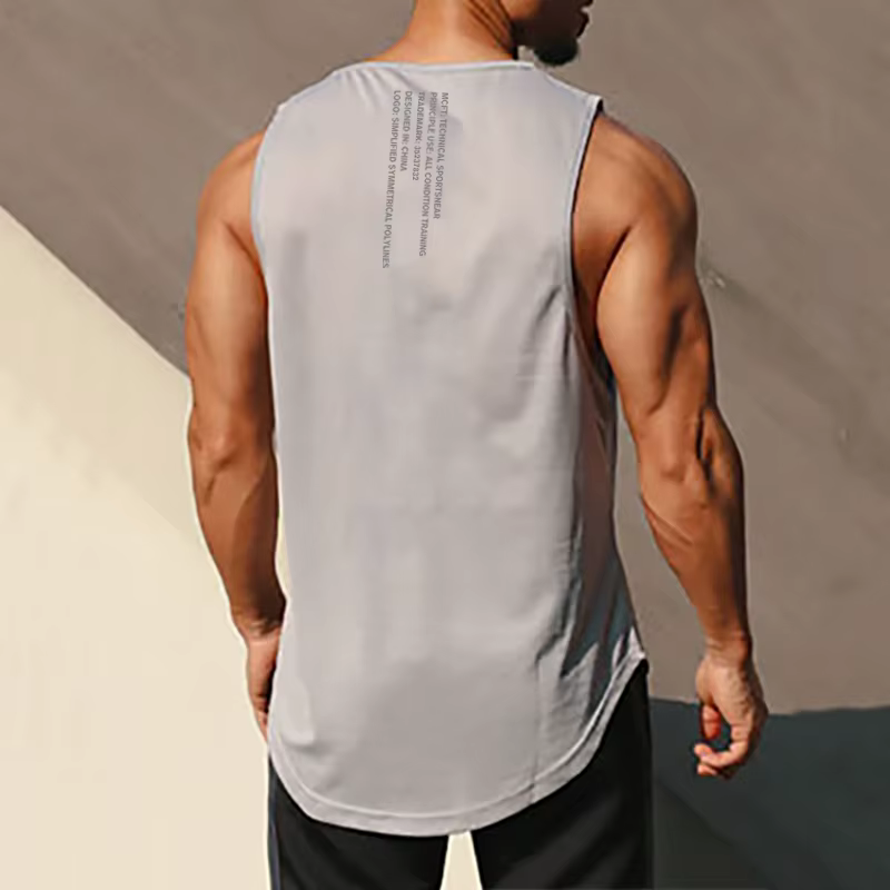 Muscleguys débardeur de gymnastique hommes musculation Singlet Fitness Stringer chemise sans manches