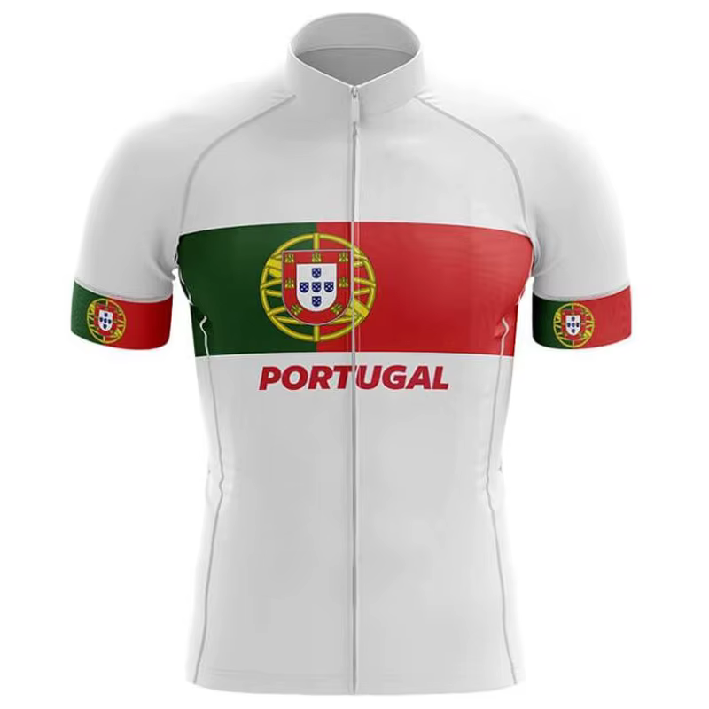 Vêtements de vélo du Portugal, vêtements de cyclisme VTT, uniforme de vélo, chemise de cycle, combin