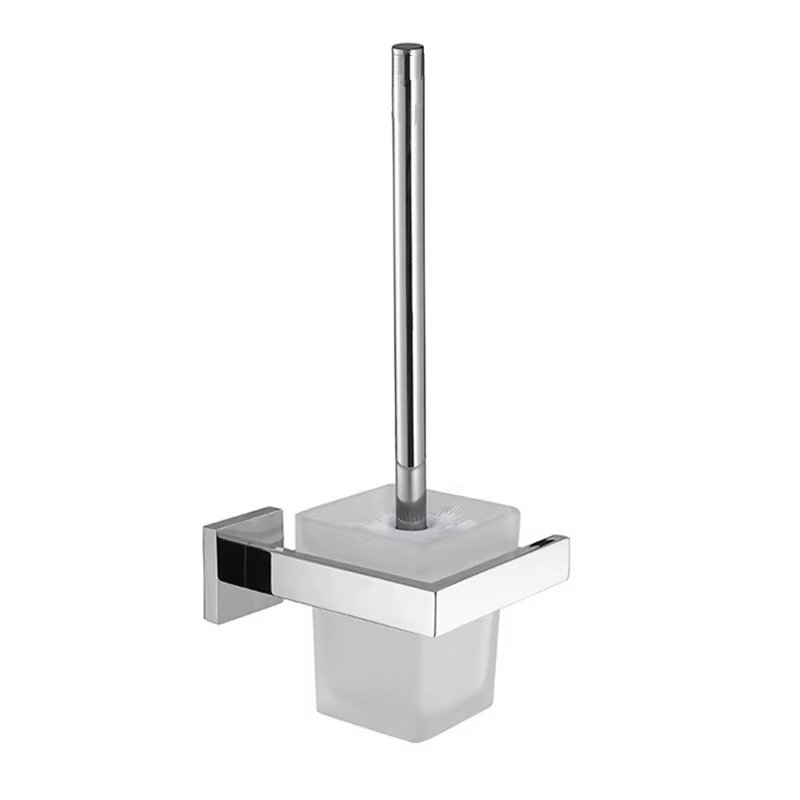 Brosse de toilette murale en acier inoxydable noir, accessoires HOAccessrespiration