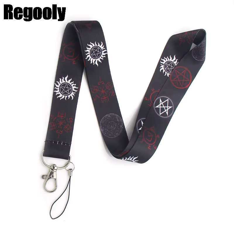 SPN – porte-cartes porte-cartes à lanière créative, Supernatural, cou suspendu pour étudiant, Badge 