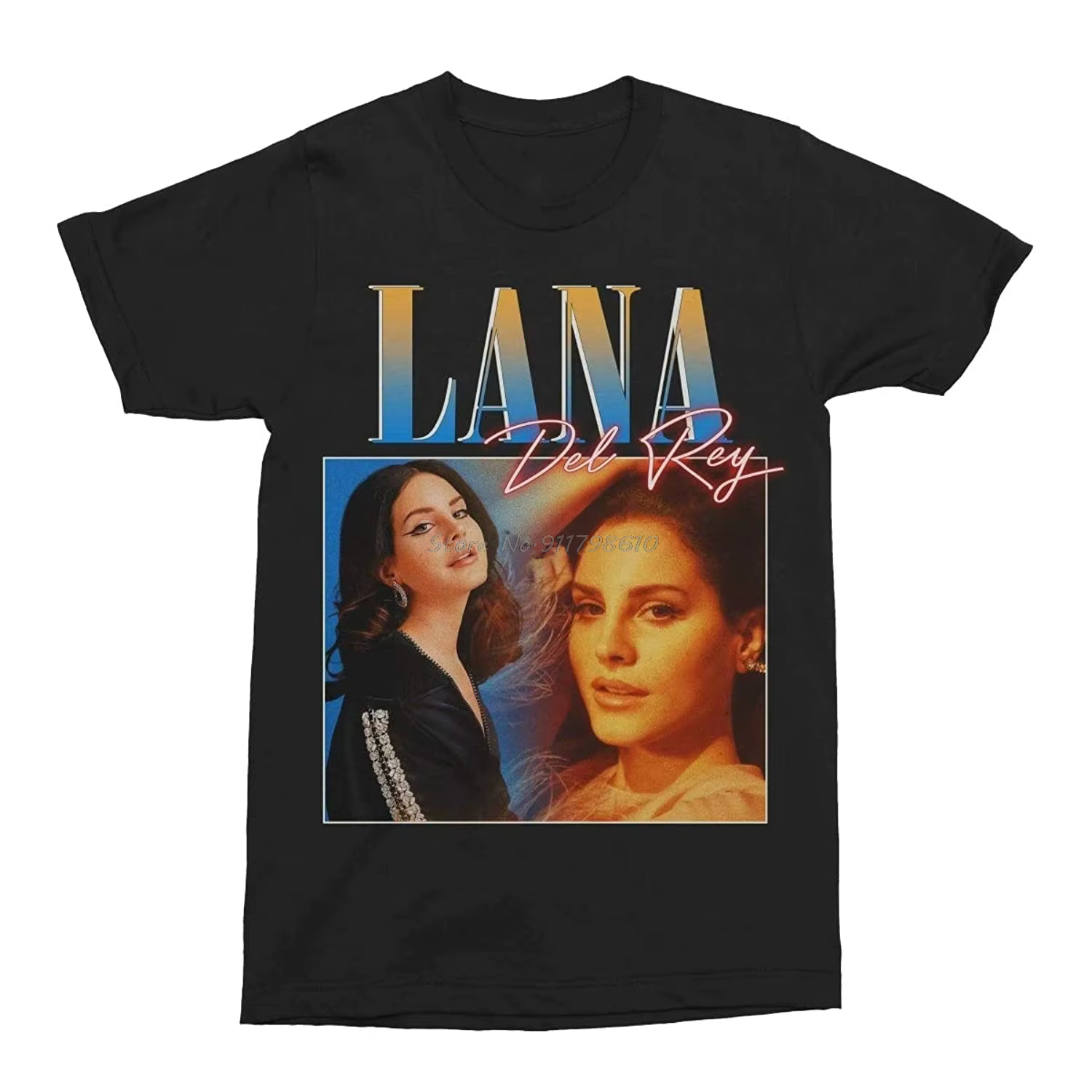 Lana Del-Rey-T-Shirt unisexe à manches courtes, streetwear en coton, vintage, humoristique, harajuku