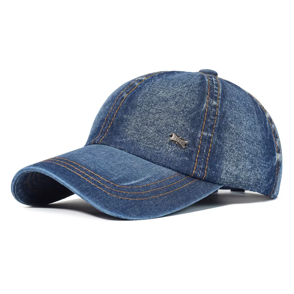 Casquette de Baseball en coton délavé Vintage pour hommes et femmes, chapeau de papa en Denim, Style
