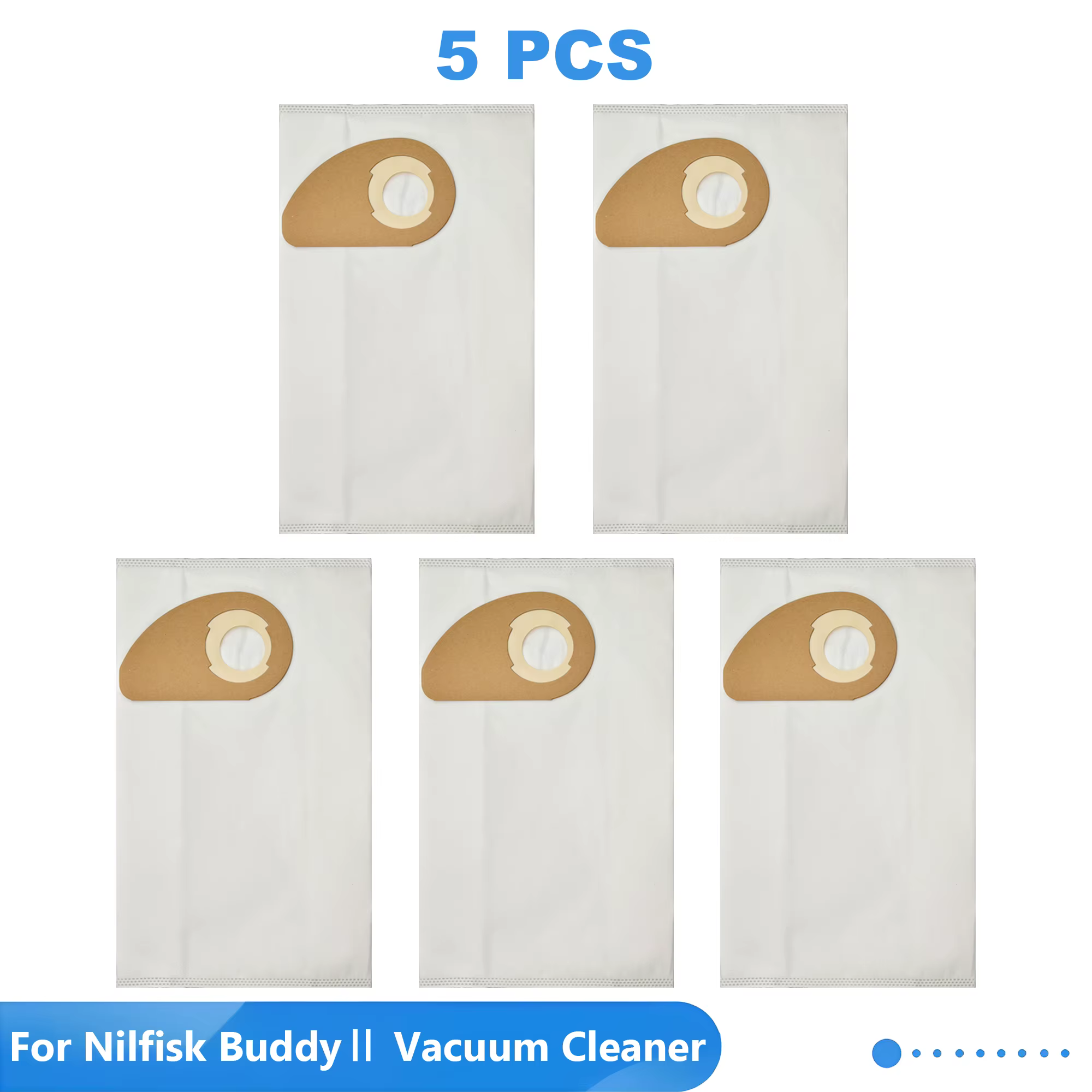 Sacs d'aspirateur pour Nilfisk Buddy II 12/18/12L/18L INOX, sacs d'aspirateur de remplacement, acces