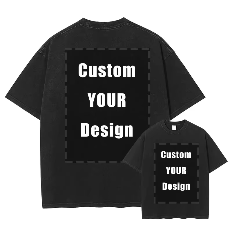 T-shirts personnalisés, créez votre style, t-shirt vintage délavé, impression DTG, tops et t-shirts 