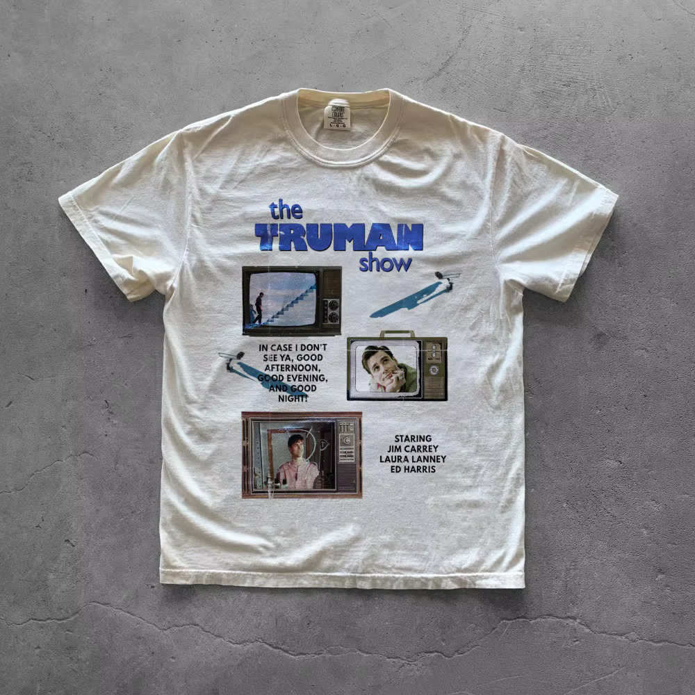Nouveau T-shirt Streetwear Ample 2026 pour Hommes et Femmes – Hauts Décontractés Quotidiens à Manche