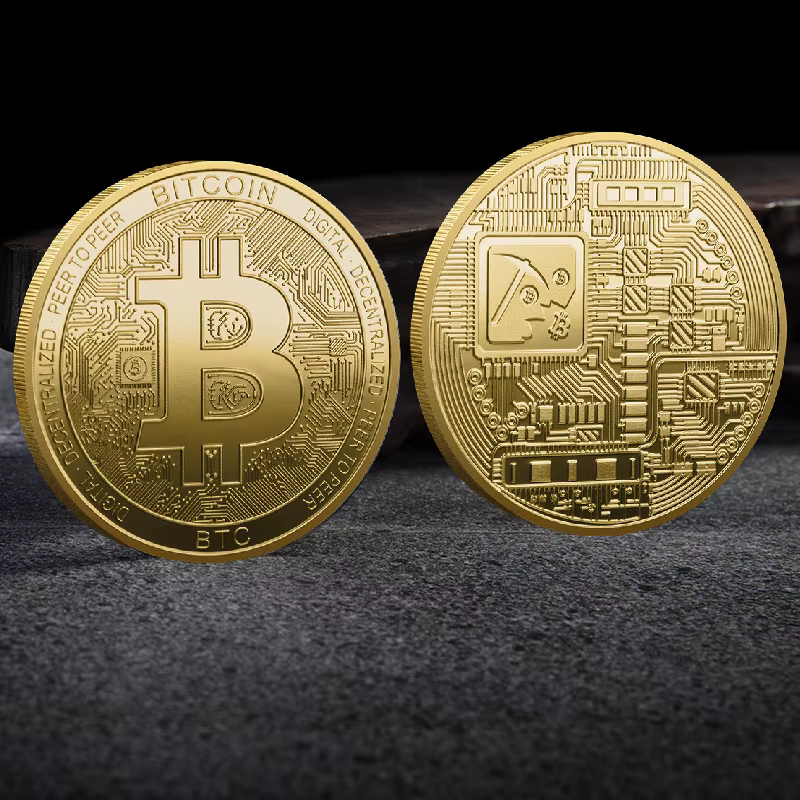 Bitcoin BTC XMR FIL ZEC ADA XLM XRP SHIB EOS PI DASH IOTA pièce physique métal Crypto monnaie Collec