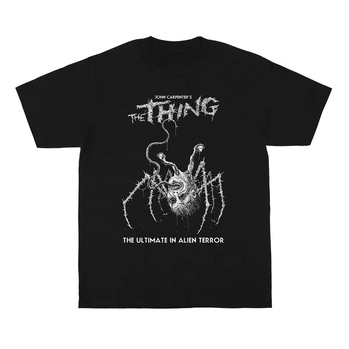 T-shirt The Thing de John Carpenter, film d'horreur, They Live, Halloween, Prince des Ténèbres, vête