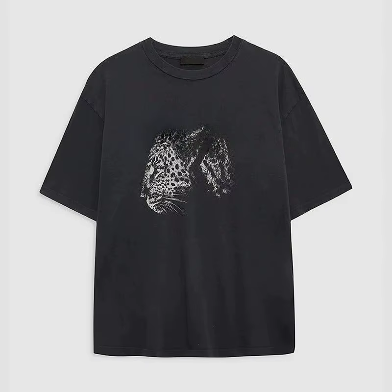 T-shirt vintage noir pour femmes, nouveau t-shirt graphique en coton d'été, t-shirt décontracté pour