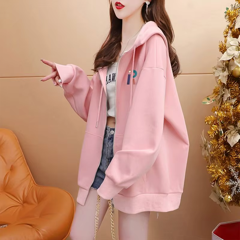 Sweat-shirt à capuche pour femme, haut avec Orint sur nouveauté Y2k, manteau Vintage des années 2000