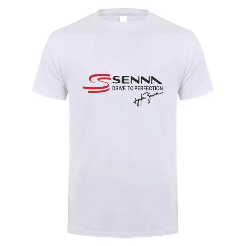 Nouveau héros Ayrton Senna t-shirt hommes à manches courtes coton T-shirts drôle Cool homme t-shirt 