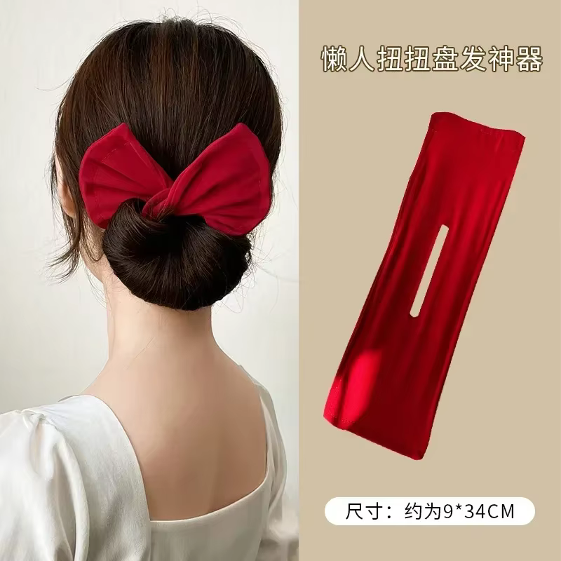 Pince à cheveux magique pour femmes, coiffure torsadée, style français élégant, beignet, chignon, ac