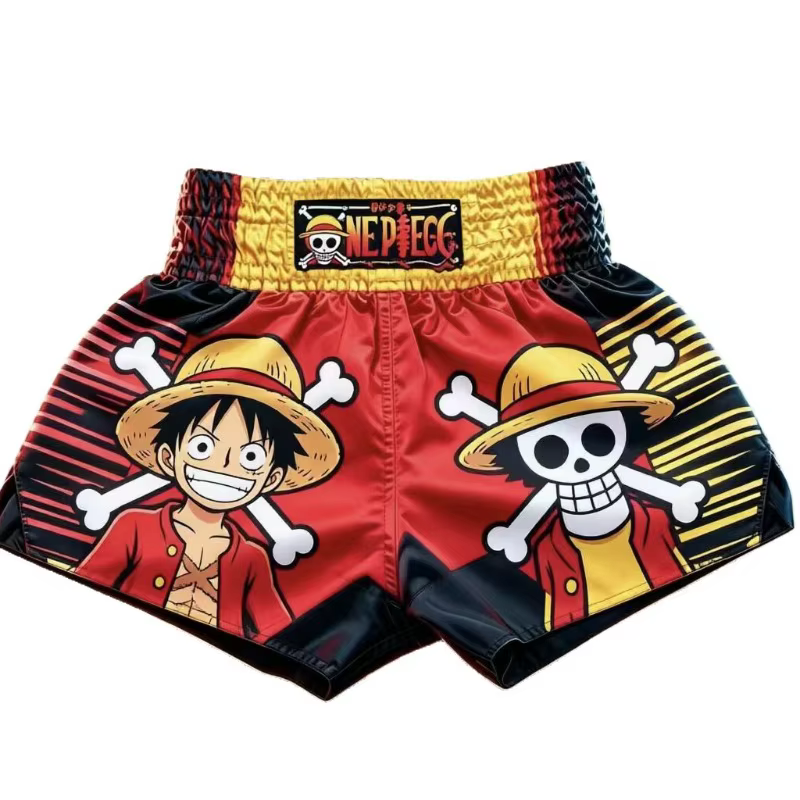 Shorts de Muay Thai One Piece Luff pour hommes, pantalons d'entraînement, pantalons de sport, de fit
