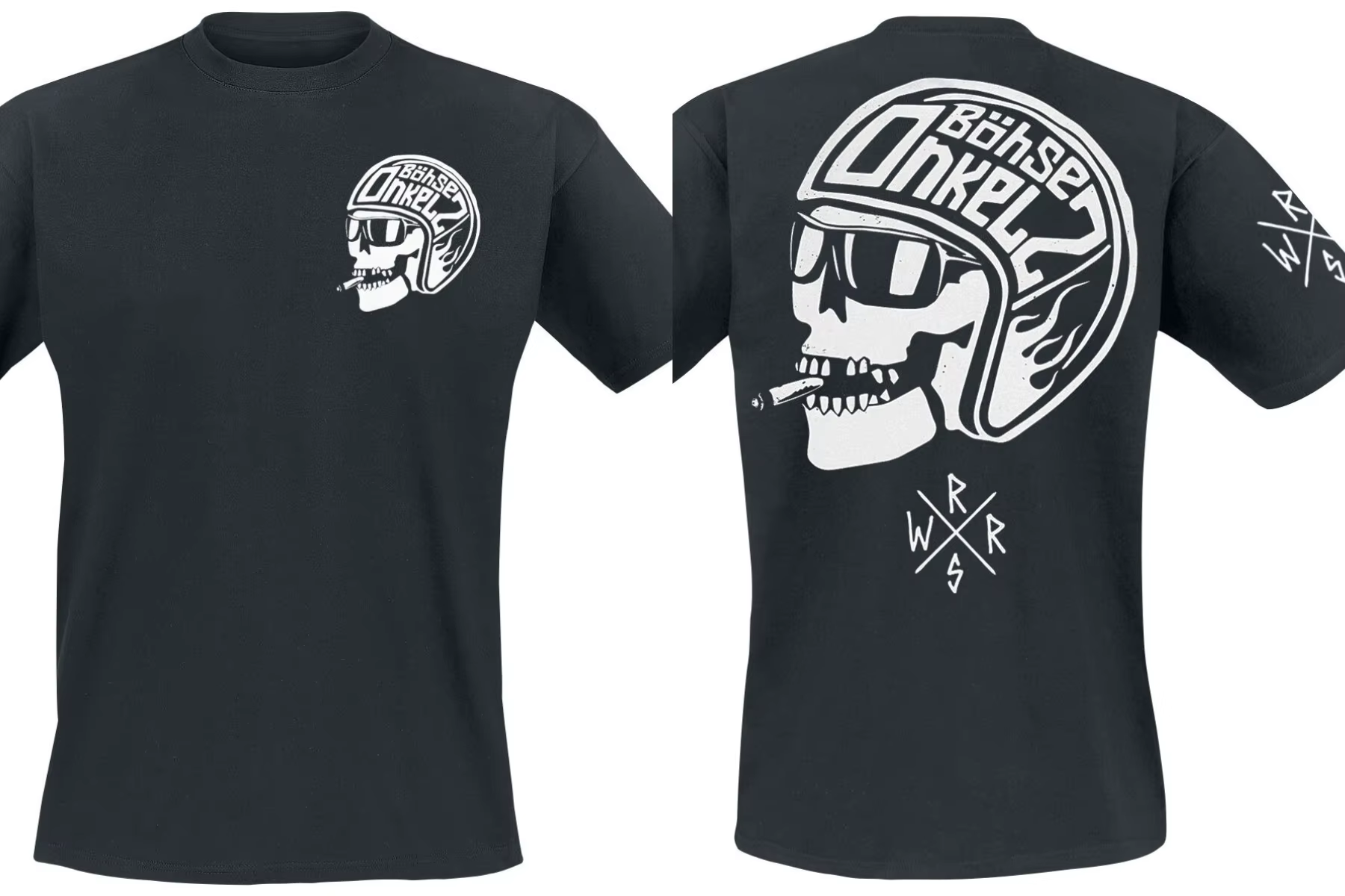 Allemand Heavy Metal Böhse Onkelz T-shirt Hommes Femmes Surdimensionné Y2k Rue Décontracté Coton Har