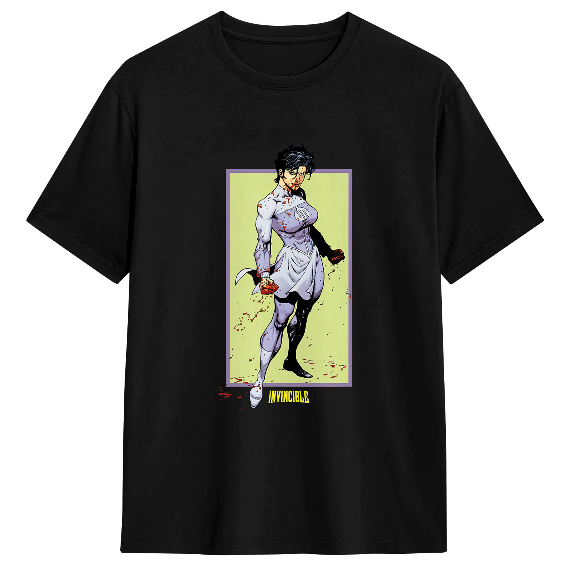 T-shirt Invincibles Anissa en coton pour hommes, t-shirt d'été décontracté populaire à manches court