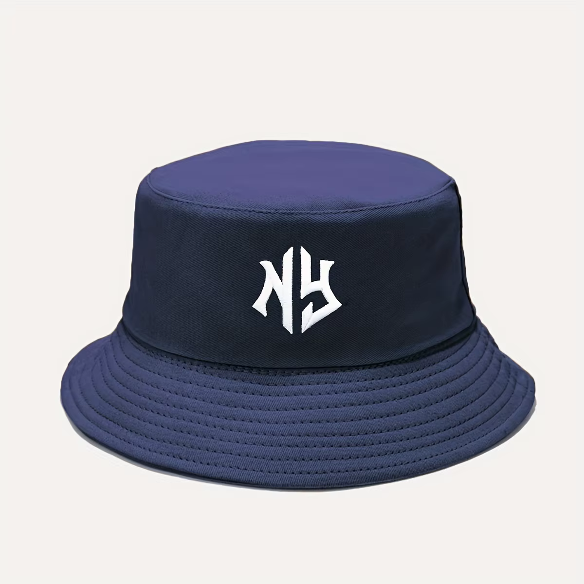 1 pièce Chapeau Bob Imprimé 'NY' Respirant Anti-UV Unisexe Pliable pour Hommes et Femmes, pour Activ