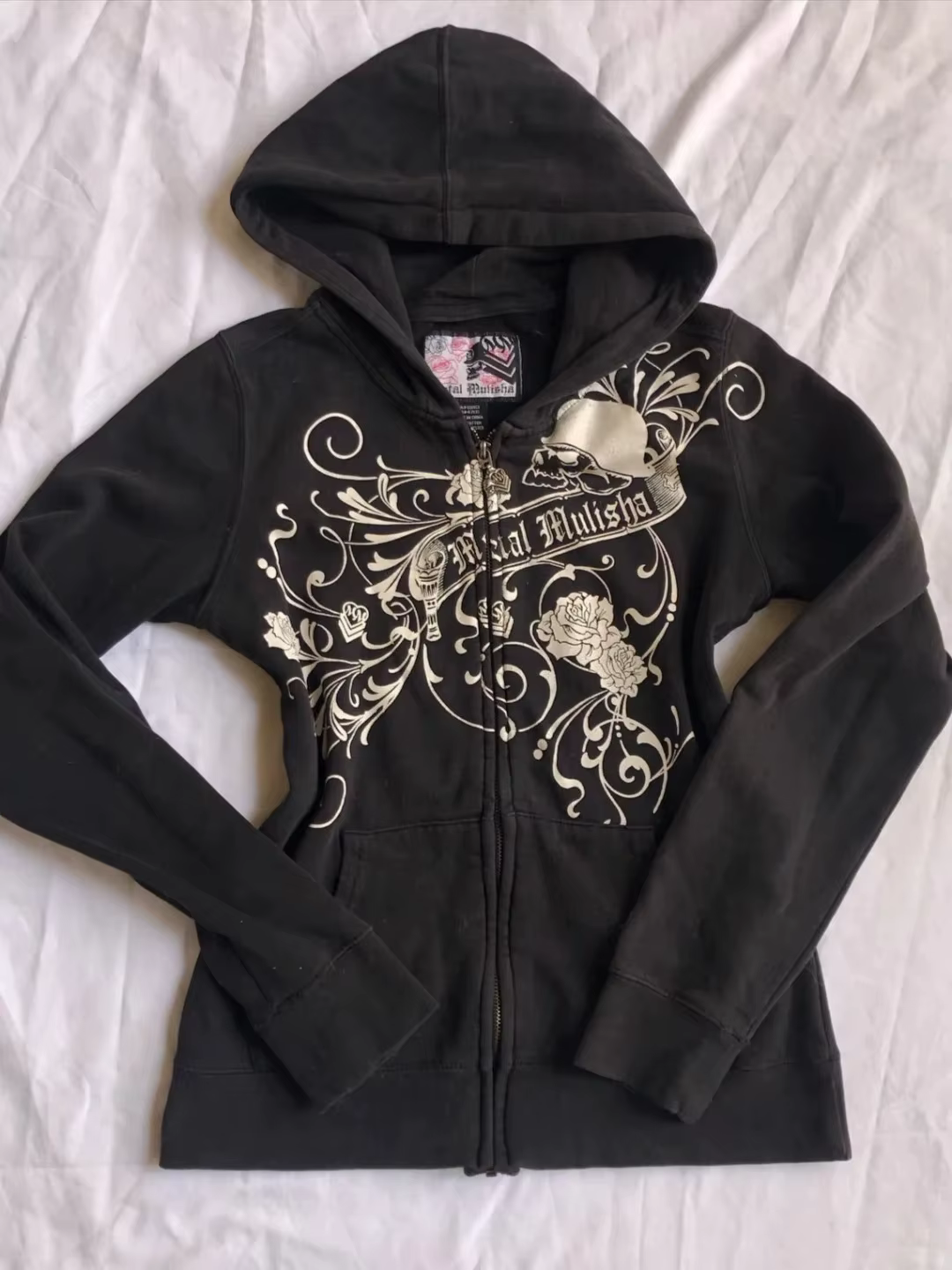 Sweat à capuche pour femmes, vêtements des années 2000 Y2k, Vintage Harajuku, graphique de fleurs, f