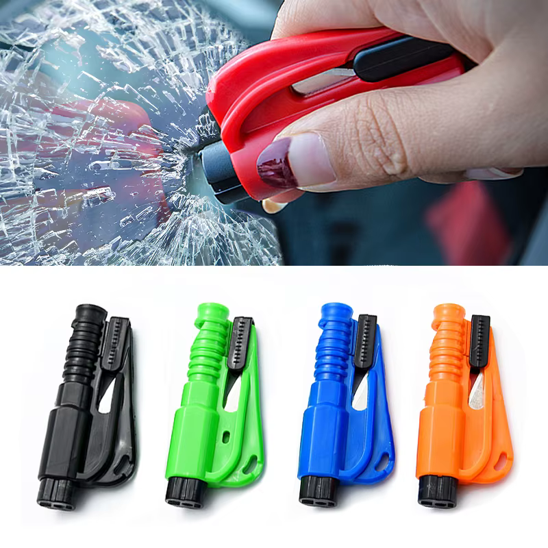 Mini marteau de sécurité porte-clés évasion voiture, marteau d'évacuation de sauvetage, fenêtre cass