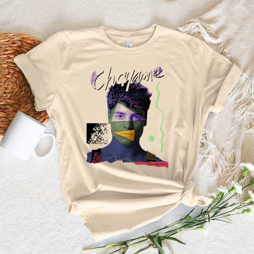T-shirt Chayanne pour femme, haut comique pour fille, vêtements comiques