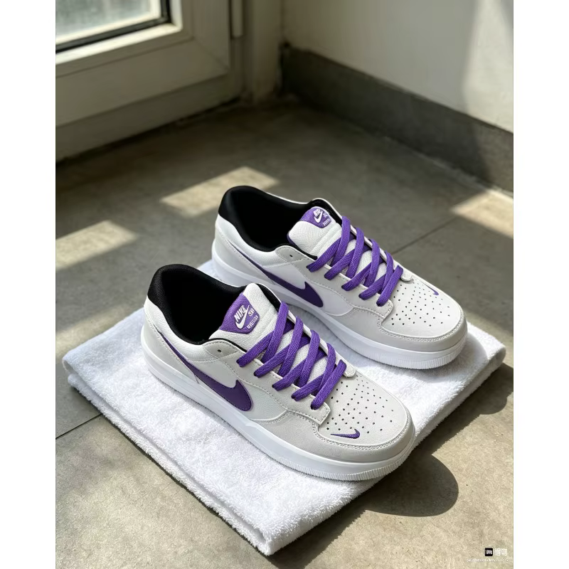 Nike SB Force 58 – baskets basses en cuir et textile pour hommes, confortables, à la mode, antidérap