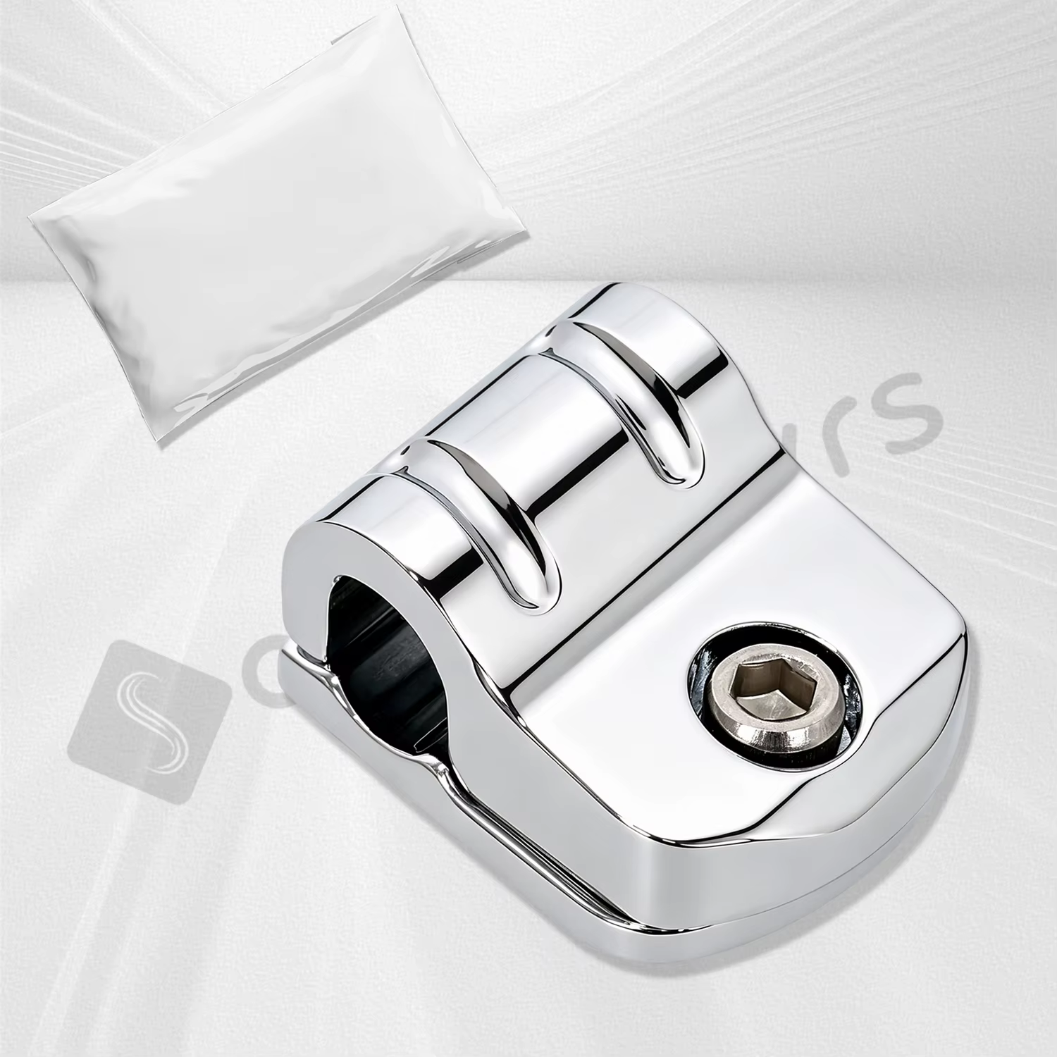 Clip de fixation de câble d'embrayage chromé pour moto, accessoires pour Harley Heritage Softail Del