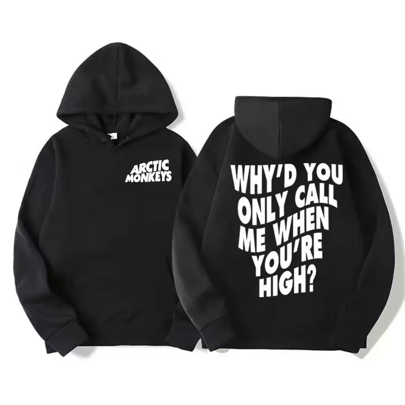 Arctic Monkeys Hip-hop chanteur nouveaux sweats à capuche chanteur impression graphique sweats pour 